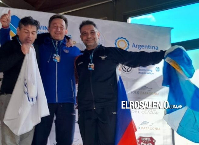 Destacada participación del puntaltense Lucero nadando en Los Glaciares