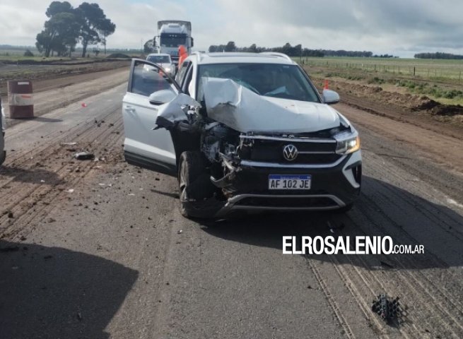 Fuerte choque en cadena entre Coronel Dorrego y El Perdido