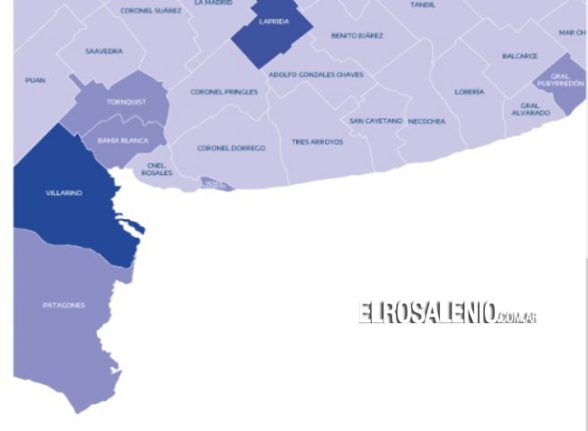 La Provincia publicó un mapa del porcentaje de población migrante por municipio