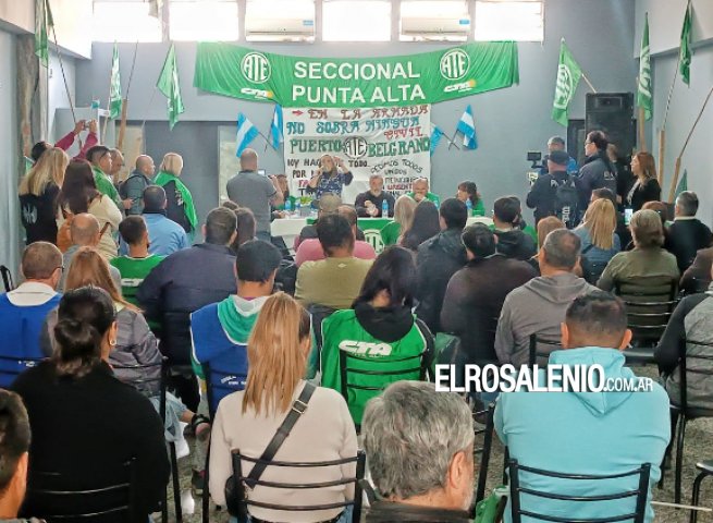 ATE Punta Alta convocó a trabajadores de planta permanente a adherirse a paro nacional