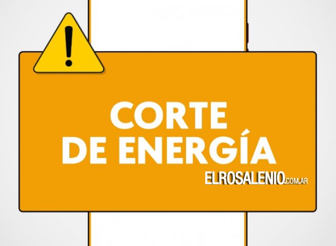 Habrá corte de energía programado en Pehuen Co