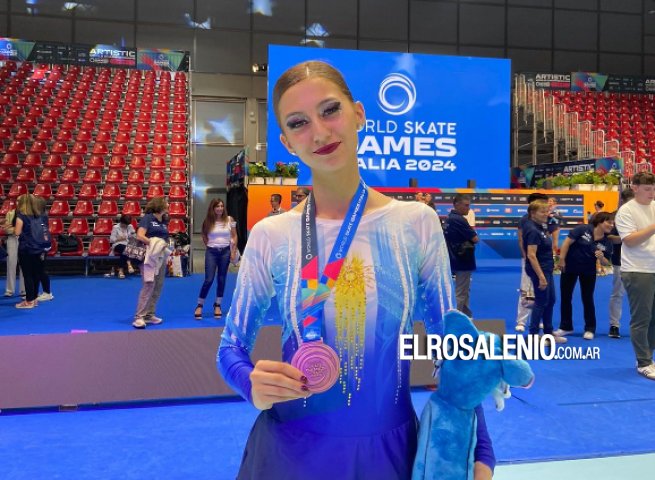 Con la puntaltense Mía Franco, Roller Dreams consiguió el tercer puesto en el Mundial de Italia