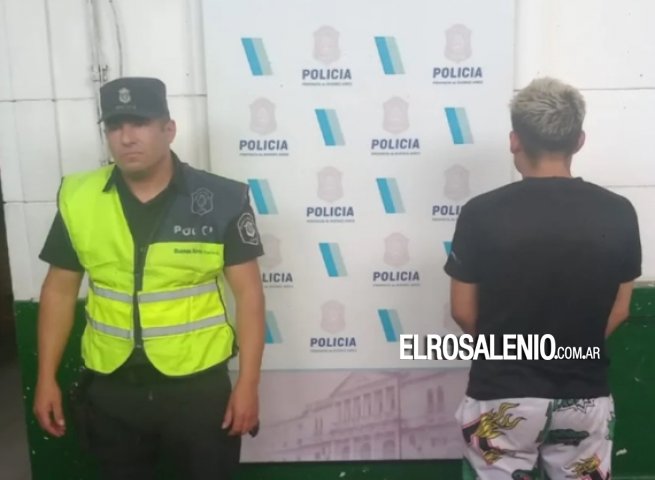 Lesionó a una policía, escapó y lo detuvieron con las esposas colocadas 