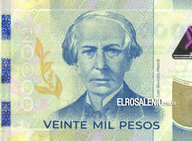 El Banco Central puso en circulación el billete de $20.000