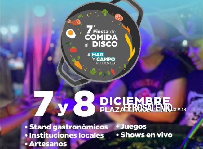 El sábado 7 comienza la fiesta de comida al disco “A mar y campo” en Pehuen Co