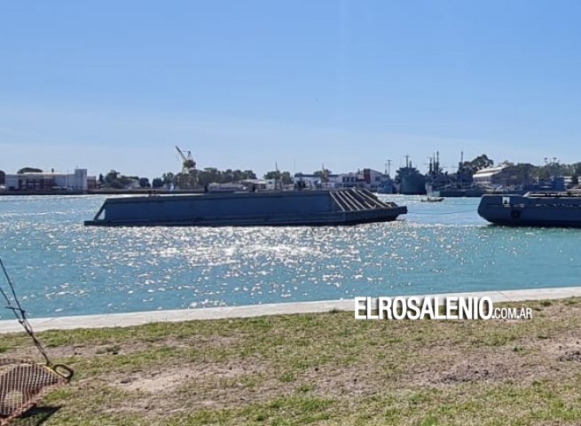 Se demora la instalación de la compuerta flotante del Dique N°2 de la BNPB