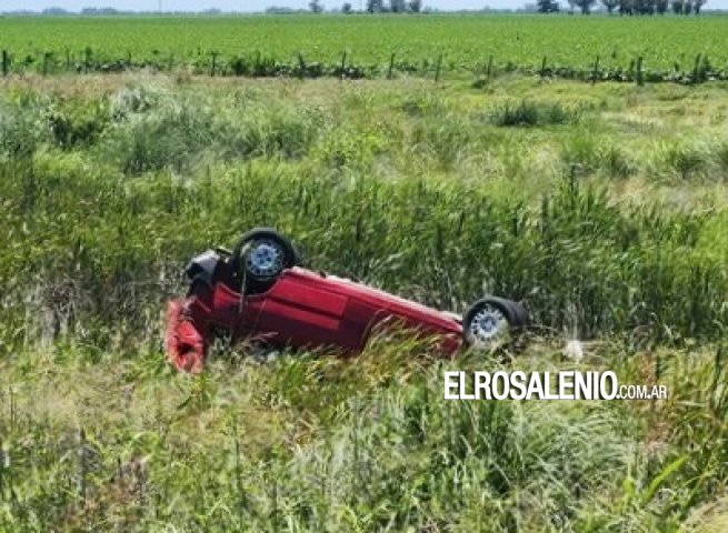 Una familia puntaltense sufrió un grave accidente de tránsito en la Ruta 33