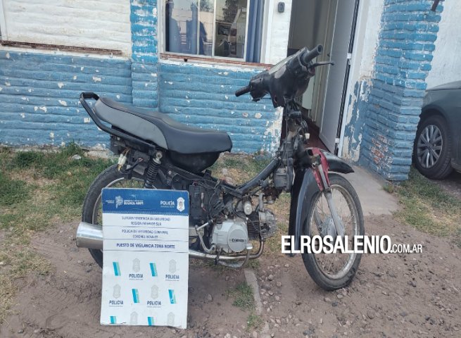 Robaron una moto y la descartaron dejándola estacionada