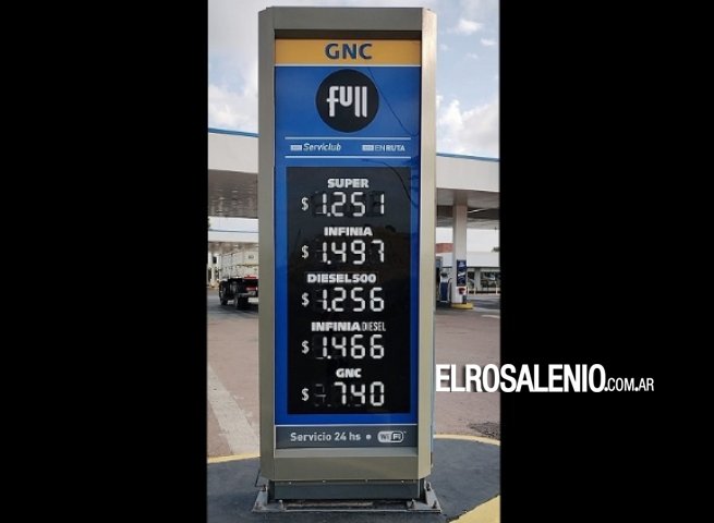 Nuevo aumento de combustibles: así quedaron los precios en Punta Alta