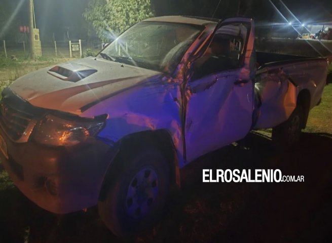  Choque en avenida Jorge Newbery: conductor hospitalizado y búsqueda de un camionero fugado 