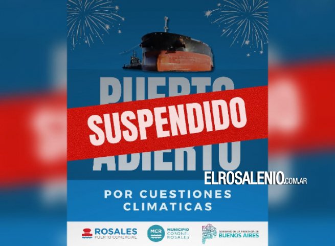 Por mal clima suspendieron nuevamente los festejos por el cumpleaños de Puerto Rosales Por mal clima suspendieron nuevamente los festejos por el cumpleaños de Puerto Rosales