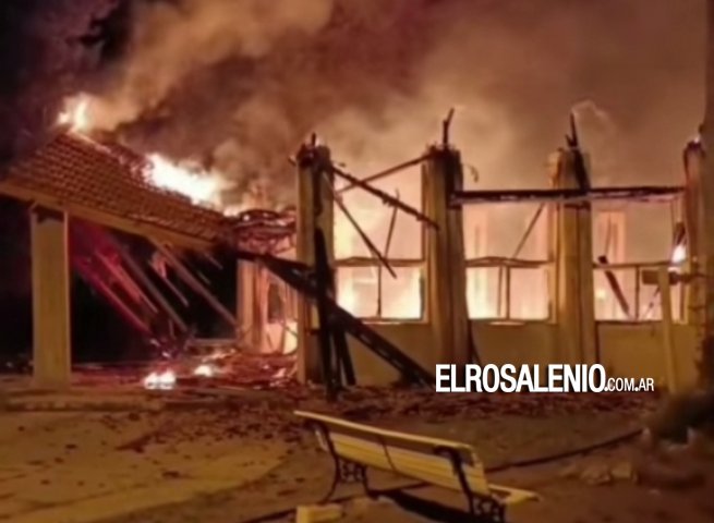 Ordenaron medida de seguridad restrictiva para el menor acusado de incendiar la capilla 