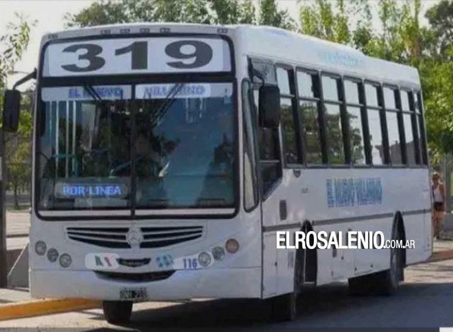 La Línea 319 modifica su recorrido por obras en calle Paso