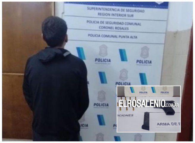 Lo buscaba su familia, la Policía lo encontró y lo aprehendió por robarle un arma a su ex pareja
