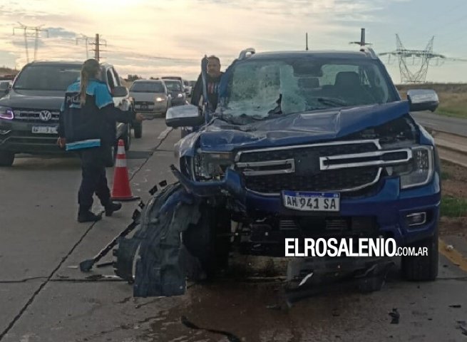 Puntaltenses protagonizaron un accidente en ruta 3 y Grünbein