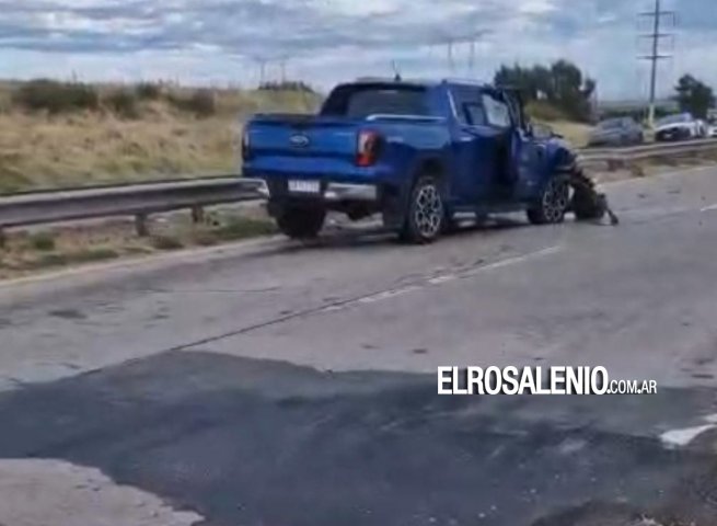 Puntaltenses protagonizaron un accidente en ruta 3 y Grünbein