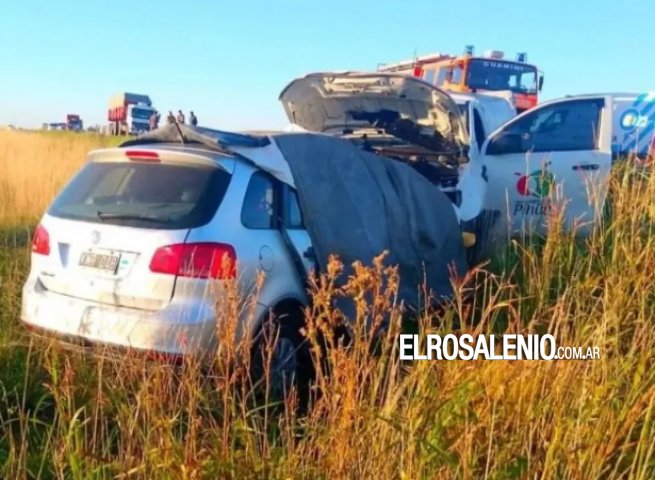 Tragedia en la Ruta 33: tres muertos en un choque frontal en Guaminí