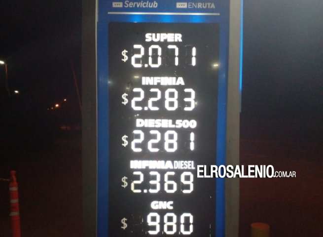 YPF aumentó 1% sus combustibles y asegura que quedarán congelados por otros 45 días