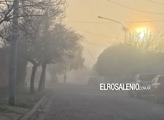 Miércoles de heladas y visibilidad reducida