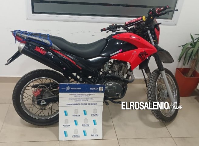 Un aprehendido por el robo de una moto