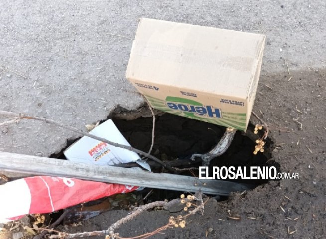 El Municipio pide “circular con precaución” ya que “podrían registrarse nuevos episodios”