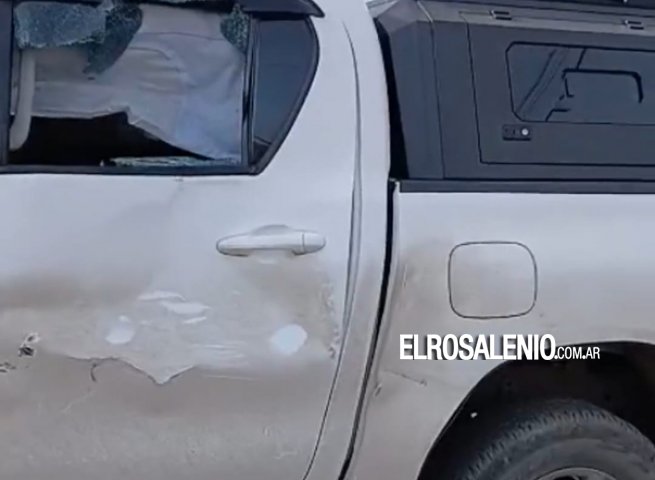 Moto chocó contra una camioneta en Islas Malvinas y Espora