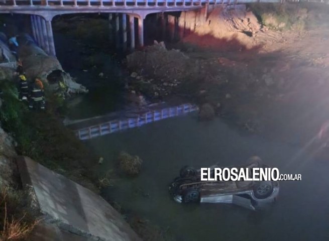 Un Uber cayó al canal Maldonado: seis personas heridas tras un impactante accidente en la ruta 3 