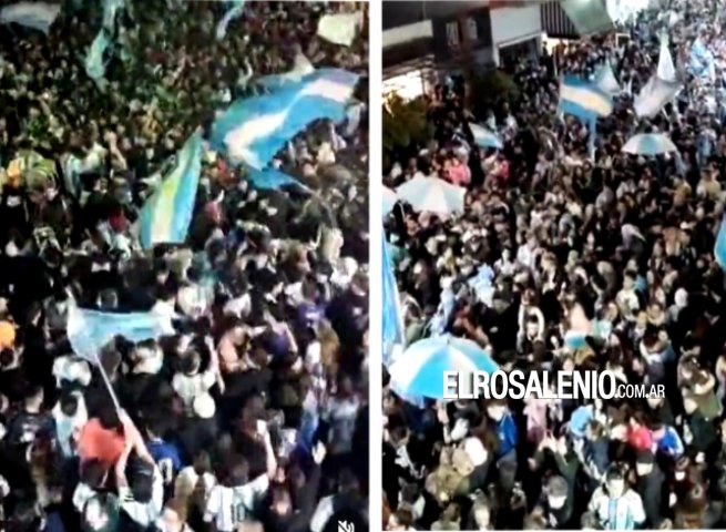 Punta Alta celebró el triunfo ante Inglaterra y el pase a la final del Mundial