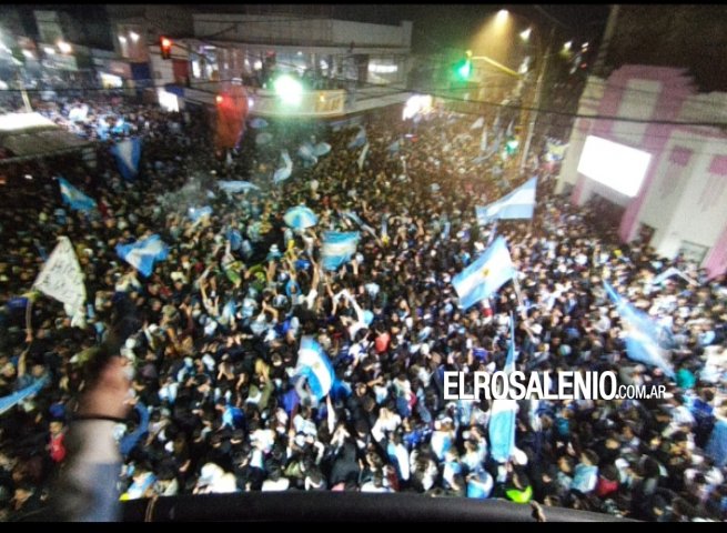 Punta Alta celebró el triunfo ante Inglaterra y el pase a la final del Mundial