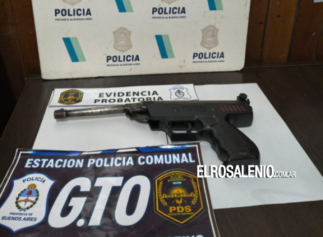 Amenazó a un puntaltense y fue aprehendido tras un allanamiento en Ingeniero White