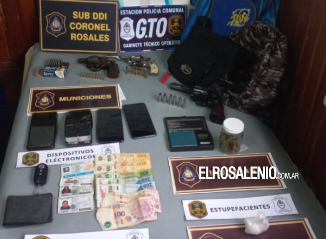 Balearon a un hombre en su casa: a los acusados les secuestraron armas, cocaína y marihuana