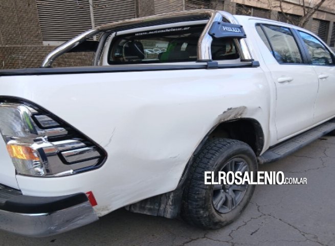Excandidato a intendente de Bahía volcó con su auto en el microcentro