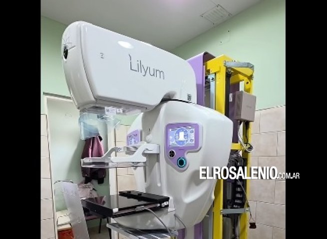 En los próximos días se habilitaría el nuevo mamógrafo para el Hospital Municipal