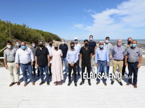  Uset participó de un encuentro con el gobernador y sus ministros en Monte Hermoso 