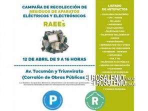 Nueva campaña de recepción de aparatos eléctricos y electrónicos