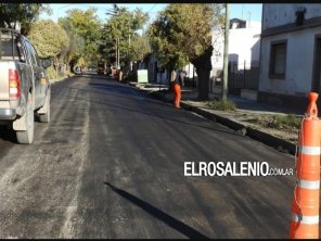 Permanecerá cortada H.Yrigoyen por trabajos de repavimentación