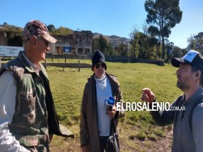 Osvaldo Laport filma una serie en Villa Ventana
