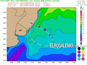 Advierten por la formación de un “ciclón extratropical“ que afectará a la costa bonaerense 