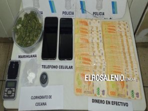 Buscaban armas de fuego y encontraron cocaína y marihuana 