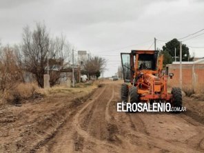 Esta semana continuarán los trabajos en Bº Cooperativa y Nueva Bahía Blanca