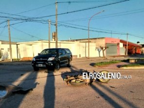 Un herido tras siniestro vial en la Avenida Tucumán y Corrientes
