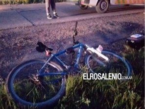 Internan a un ciclista atropellado por una camioneta en El Triángulo