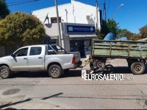 Un hombre fue hospitalizado tras siniestro vial entre camioneta y moto