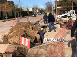 Provincia inició la obra de recambio de redes de agua potable en Rosales