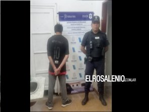 Detienen al autor del robo en comercio de calle Irigoyen