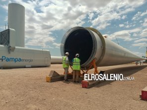 Avanza la instalación de nuevos aerogeneradores en el Parque Eólico de Pampa Energía