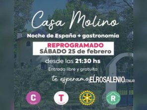 La “Noche de España” en la Casa Molino, este sábado 25