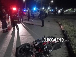 Murió el motociclista que se accidentó en Ruta 3 y Dasso