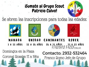 Abierta la inscripción para el Grupo Scout Patricio Calvo
