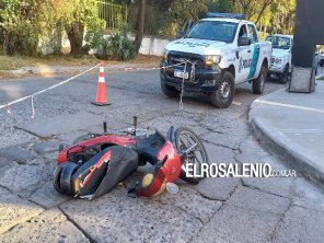 Una mujer fue hospitalizada tras un accidente vial